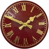 Wilmslow Outdoor Clock Service red dial
